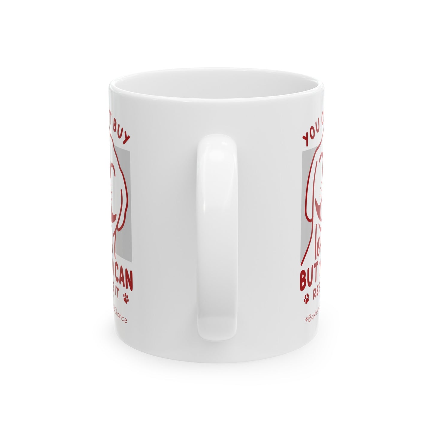 BaxterDog 'Rescue Love' Ceramic Mug, (11oz, 15oz)