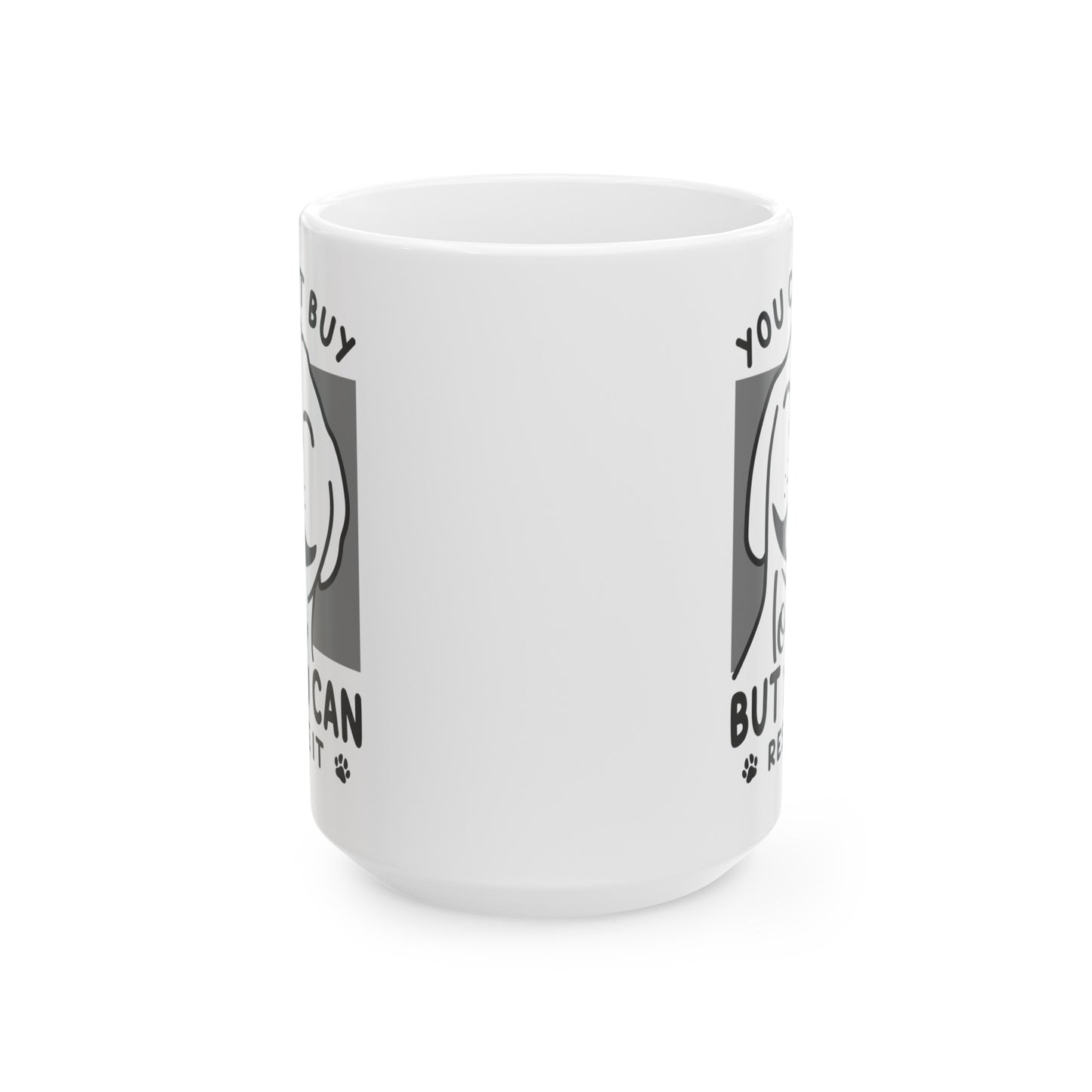 BaxterDog 'Rescue Love' Ceramic Mug, (11oz, 15oz)