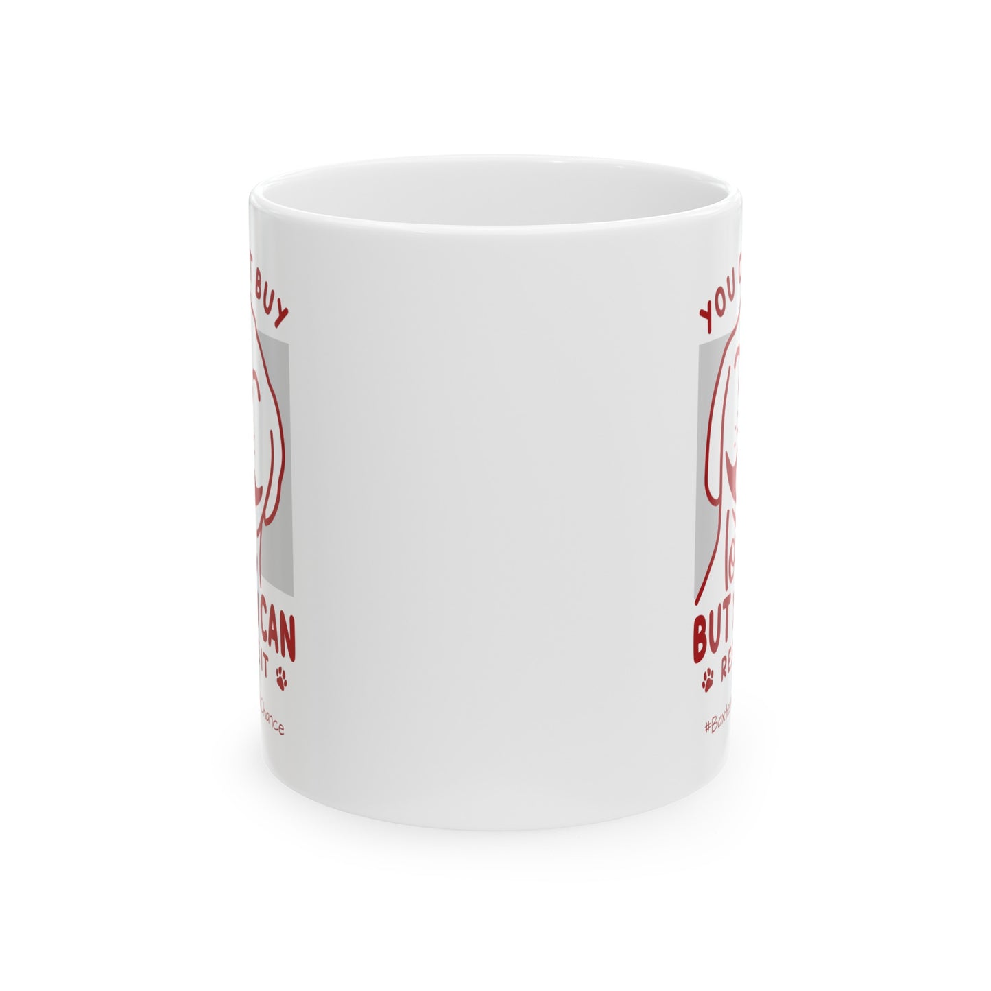 BaxterDog 'Rescue Love' Ceramic Mug, (11oz, 15oz)