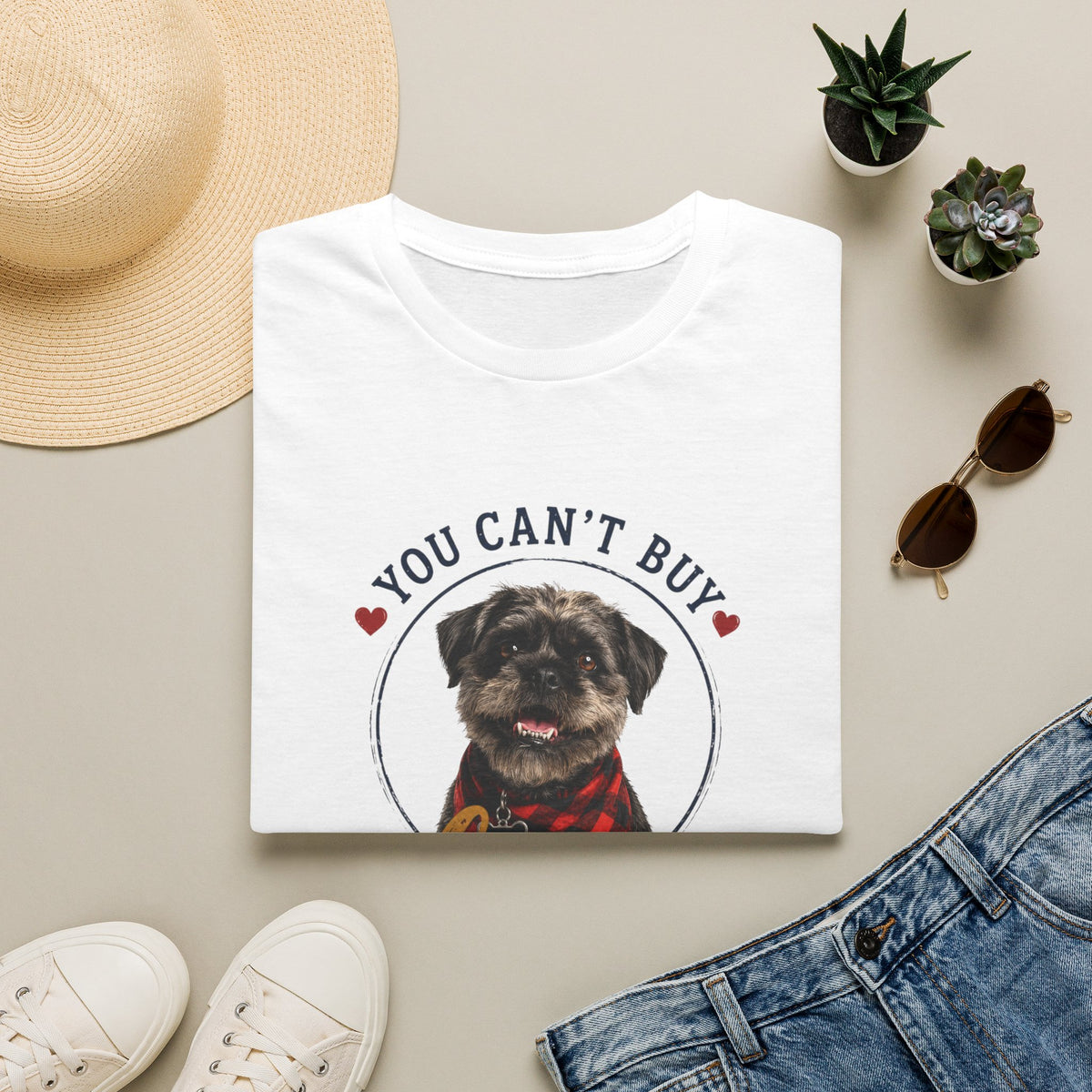 T-Shirt — "You Can't Buy Love But You Can Rescue It" Rescue Pet Tee