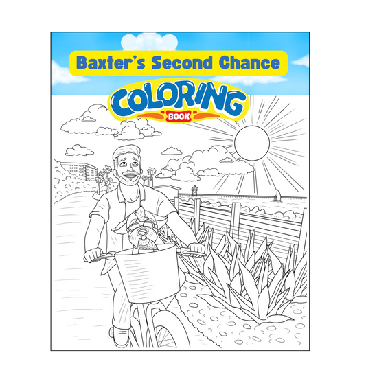 Baxter's Second Chance - Coloring Book (PDF Digital Download)
