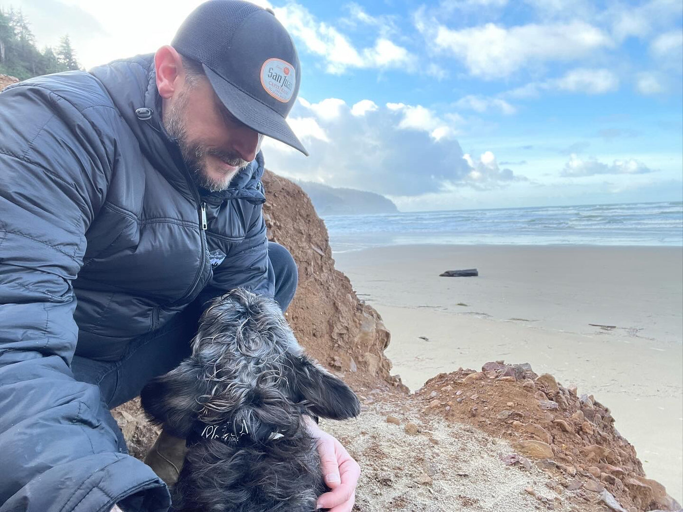 Scott and Baxter sharing a warm trusting moment together