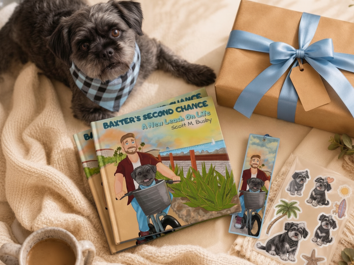 BaxterDog gift bundles with multiple books