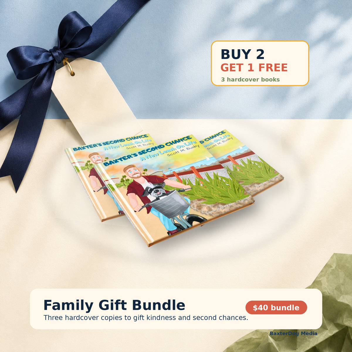 Family Gift Bundle - 3 Hardcover Books