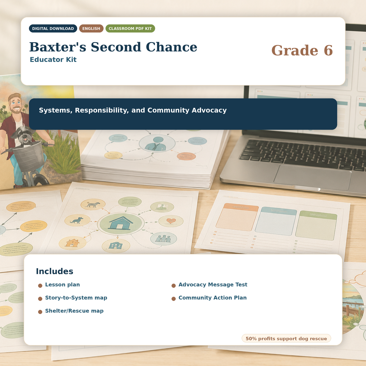 Baxter's Second Chance — Grade 6 Educator Kit (English)
