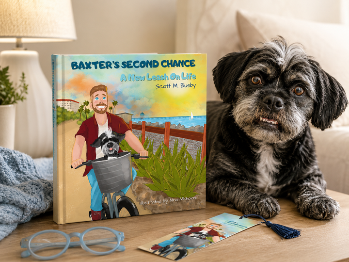 Baxter's Second Chance hardcover book for families