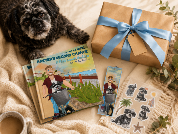 BaxterDog gift bundles with multiple books
